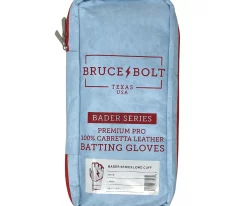 Bruce Bolt – BADER Series Youth Long Cuff Batting Gloves | BADER WHITE -Baseball Fantastic Store Bader WH long 2