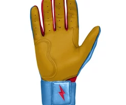 Bruce Bolt – BADER Series Youth Long Cuff Batting Gloves | BABY BLUE -Baseball Fantastic Store Bader long 3 1