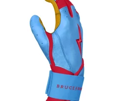 Bruce Bolt – BADER Series Youth Long Cuff Batting Gloves | BABY BLUE -Baseball Fantastic Store Bader long 4 1