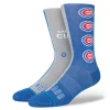 Stance – CHICAGO CUBS SPLIT CREW SOCKS -Baseball Fantastic Store Cubs Split 1