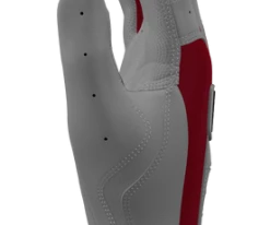 Franklin Custom CFX Pro Batting Gloves – Adult – Grey/Cardinal -Baseball Fantastic Store Grey Card 3