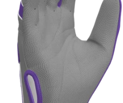 Franklin Custom CFX Pro Batting Gloves – Adult – Grey/Purple -Baseball Fantastic Store Grey Purp 4