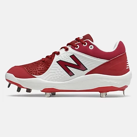 New Balance – Maroon/White Low-Cut L3000v5 Metal Spikes (L3000MW5) 6 New Balance – Maroon/White Low-Cut L3000v5 Metal Spikes (L3000MW5) - Image 4