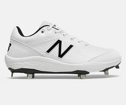 New Balance – White Low-Cut L3000v5 Metal Spikes (L3000SW5) -Baseball Fantastic Store L3000SW5 1