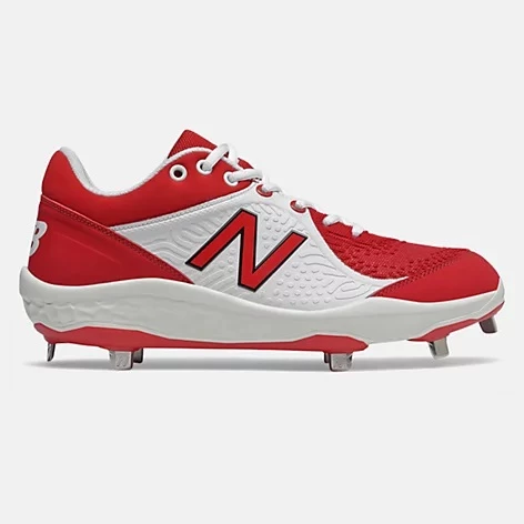 New Balance – Red/White Low-Cut L3000v5 Metal Spikes (L3000TR5) 3 New Balance – Red/White Low-Cut L3000v5 Metal Spikes (L3000TR5)