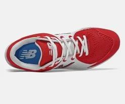 New Balance – Red/White Low-Cut L3000v5 Metal Spikes (L3000TR5) 7 New Balance – Red/White Low-Cut L3000v5 Metal Spikes (L3000TR5) -Baseball Fantastic Store L3000TR5 2