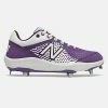New Balance – White/Purple Low-Cut L3000v5 Metal Spikes (L3000WP5) 2 New Balance – White/Purple Low-Cut L3000v5 Metal Spikes (L3000WP5) -Baseball Fantastic Store L3000WP5 1