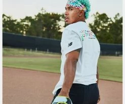 New Balance – Lindor X NB Tee – White -Baseball Fantastic Store LindorTeeWH 3