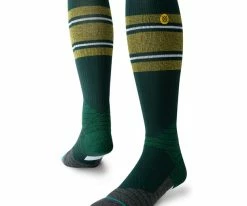 Stance β Diamond Pro OTC Stripe Socks 13 Stance β Diamond Pro OTC Stripe Socks -Baseball Fantastic Store OTC Stripe Green Gold