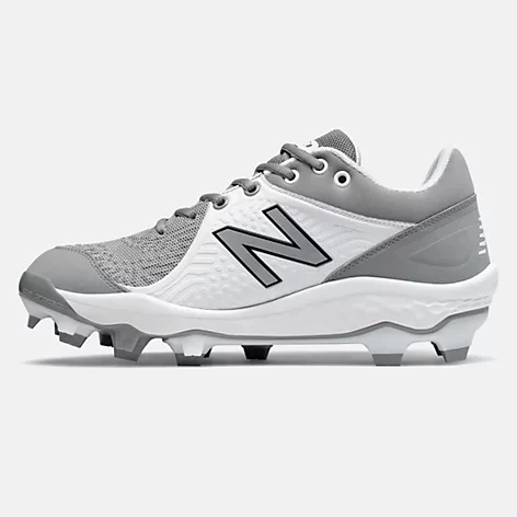 New Balance – Men’s Grey/White 3000v5 Fresh Foam Molded Cleat (PL3000G5) 5 New Balance – Men’s Grey/White 3000v5 Fresh Foam Molded Cleat (PL3000G5) - Image 3