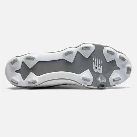New Balance – Men’s Grey/White 3000v5 Fresh Foam Molded Cleat (PL3000G5) 6 New Balance – Men’s Grey/White 3000v5 Fresh Foam Molded Cleat (PL3000G5) - Image 4