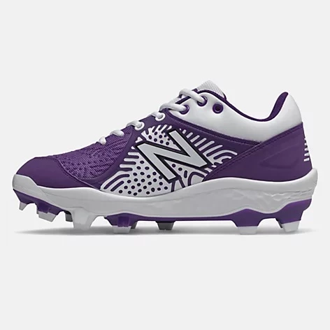 New Balance – Men’s White/Purple 3000v5 Fresh Foam Molded Cleat (PL3000P5) 5 New Balance – Men’s White/Purple 3000v5 Fresh Foam Molded Cleat (PL3000P5) - Image 3