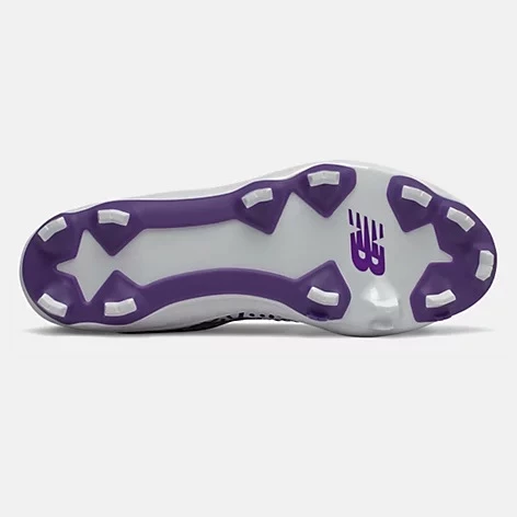 New Balance – Men’s White/Purple 3000v5 Fresh Foam Molded Cleat (PL3000P5) 6 New Balance – Men’s White/Purple 3000v5 Fresh Foam Molded Cleat (PL3000P5) - Image 4