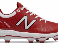 New Balance 4040v5 Adult Molded Cleats – Maroon/White (PL4040M5)
