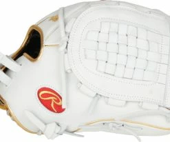 Rawlings Liberty Advanced 12.5″ Fastpitch Glove – White/Gold (RLA125KRG)