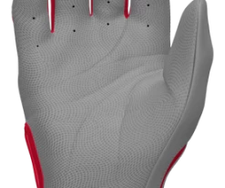 Franklin Custom CFX Pro Batting Gloves – Adult – Grey/Red -Baseball Fantastic Store Red Grey 2