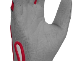 Franklin Custom CFX Pro Batting Gloves – Adult – Grey/Red -Baseball Fantastic Store Red Grey 4