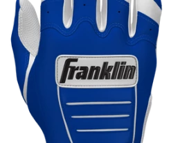 Franklin Custom CFX Pro Batting Gloves – Adult – Royal/White