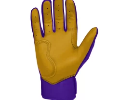 Bruce Bolt – PREMIUM PRO Youth Short Cuff Batting Gloves 21 Bruce Bolt – PREMIUM PRO Youth Short Cuff Batting Gloves -Baseball Fantastic Store Short Cuff Purple 3 1