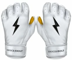 Bruce Bolt – PREMIUM PRO Youth Short Cuff Batting Gloves