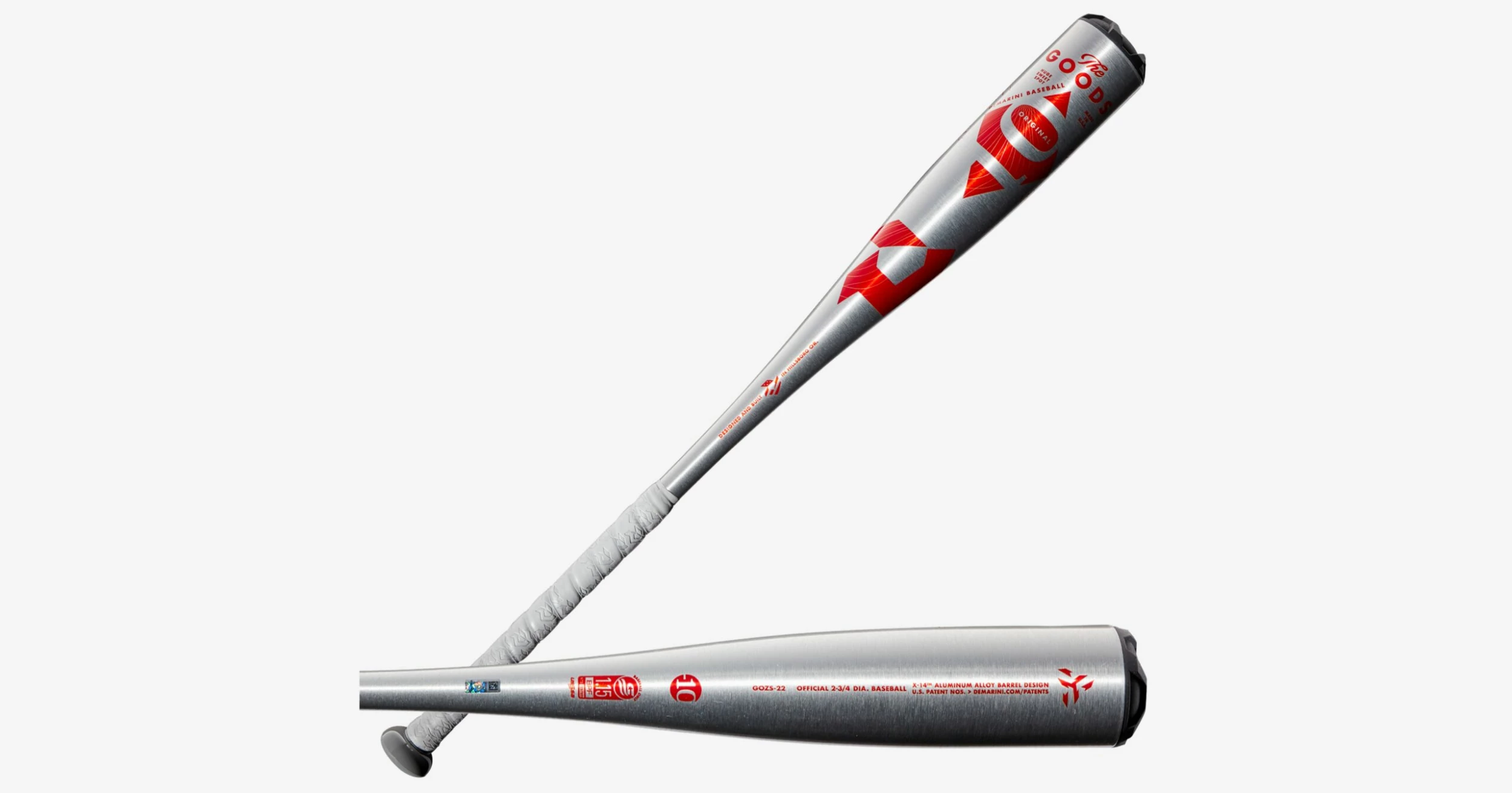 DeMarini 2022 THE GOODS One Piece (-10) USSSA Bat (WTDXGOZ-22) 3 DeMarini 2022 THE GOODS One Piece (-10) USSSA Bat (WTDXGOZ-22)