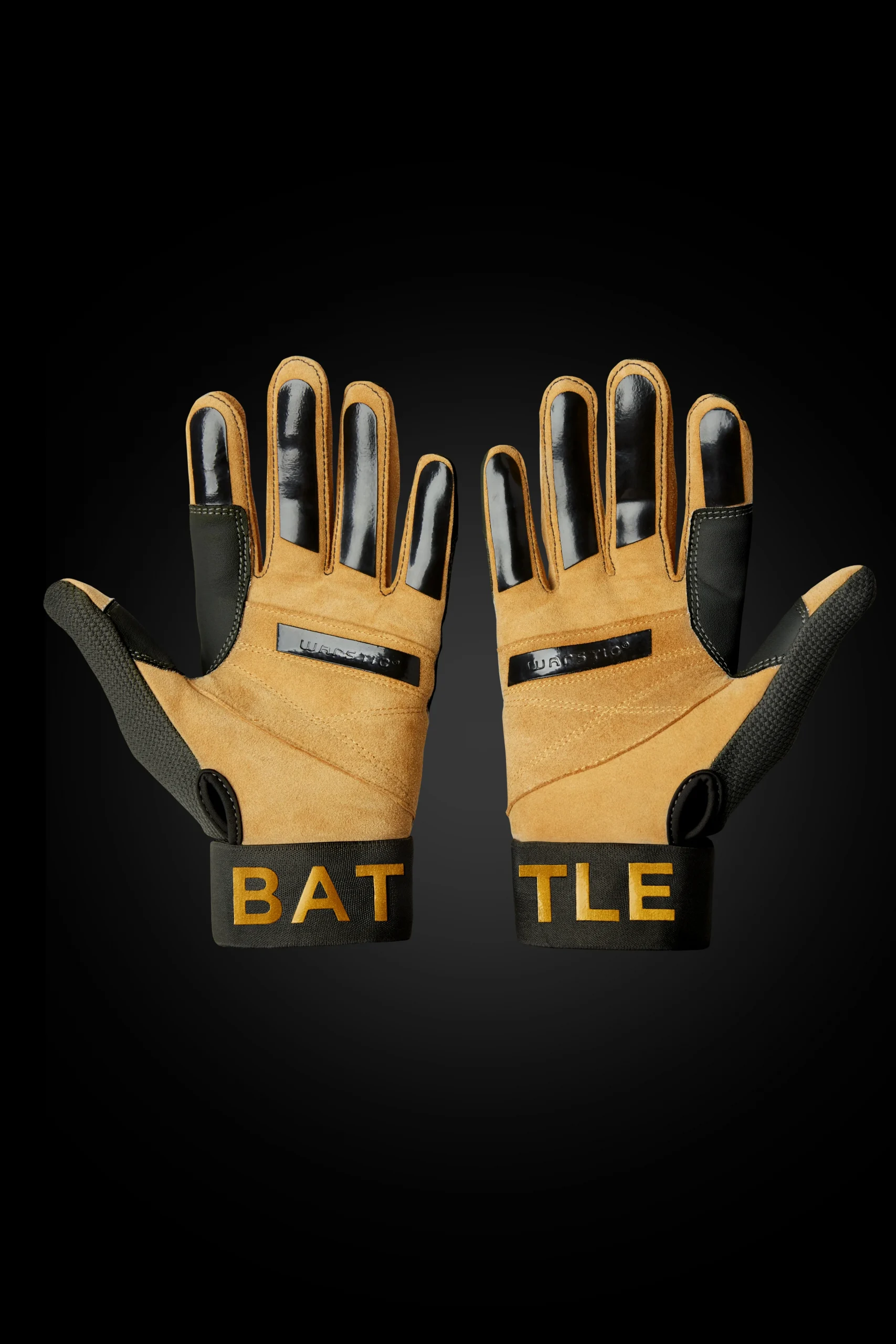 WARSTIC – WORKMAN3 Youth Batting Gloves – Black/Gold Stripes 4 WARSTIC – WORKMAN3 Youth Batting Gloves – Black/Gold Stripes - Image 2