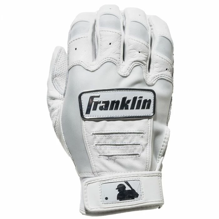 Franklin CFX Pro Chrome Batting Gloves – Adult – White 4 Franklin CFX Pro Chrome Batting Gloves – Adult – White - Image 2