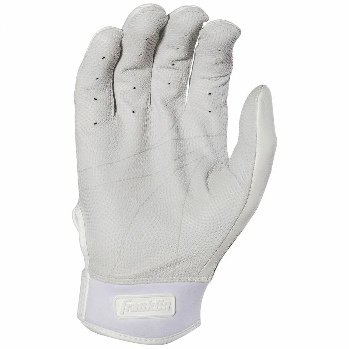 Franklin CFX Pro Chrome Batting Gloves – Adult – White 5 Franklin CFX Pro Chrome Batting Gloves – Adult – White - Image 3