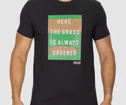 Baseballism Grass Is Greener Men’s T-Shirt