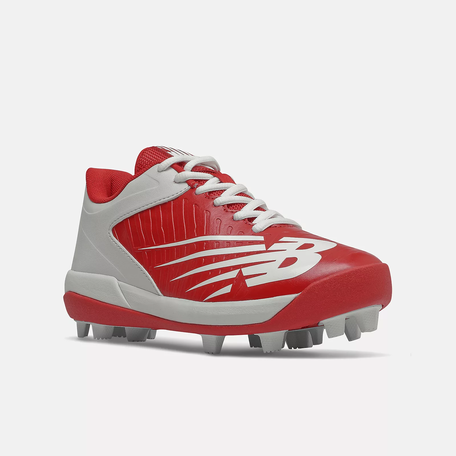 New Balance 4040 V6 Rubber Molded β Red/White (J4040TR6) 4 New Balance 4040 V6 Rubber Molded β Red/White (J4040TR6) - Image 2