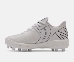 New Balance 4040 V6 Rubber Molded – White/Black (J4040TW6) -Baseball Fantastic Store j4040tw6 3