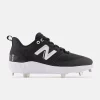 New Balance Black/White L3000v6 Metal Spikes