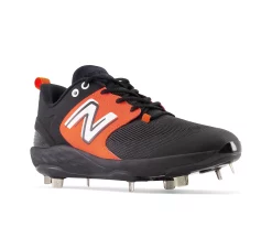 New Balance Black/Orange L3000v6 Metal Spikes -Baseball Fantastic Store l3000bo6 2