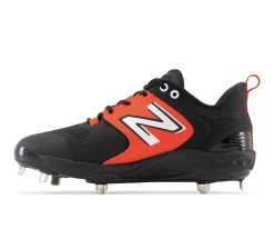 New Balance Black/Orange L3000v6 Metal Spikes -Baseball Fantastic Store l3000bo6 3