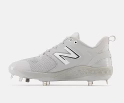New Balance Grey/White L3000v6 Metal Spikes 9 New Balance Grey/White L3000v6 Metal Spikes -Baseball Fantastic Store l3000tg6 3