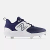 New Balance Navy/White L3000v6 Metal Spikes 2 New Balance Navy/White L3000v6 Metal Spikes -Baseball Fantastic Store l3000tn6 1