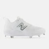 New Balance White L3000v6 Metal Spikes 1 New Balance White L3000v6 Metal Spikes -Baseball Fantastic Store l3000tw6 1
