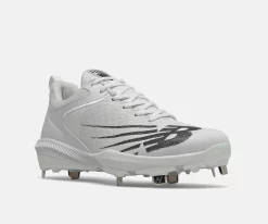 New Balance – White/Black FuelCell 4040v6 Metal Spikes (L4040TW6) -Baseball Fantastic Store l4040tw6 4