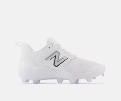 New Balance White PL3000v6 Molded Cleats