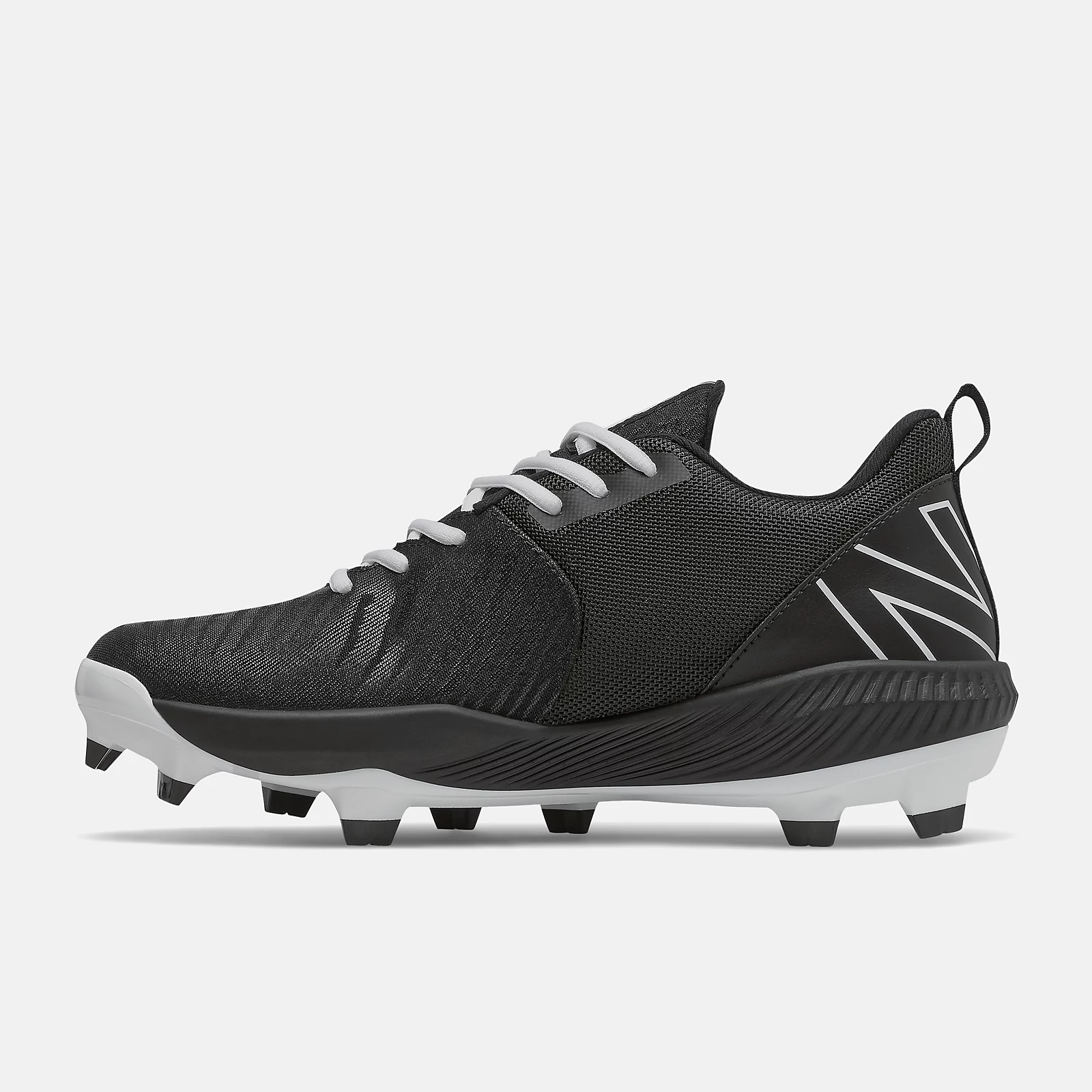 New Balance – Black/White FuelCell 4040v6 Molded Cleats (PL4040K6) 5 New Balance – Black/White FuelCell 4040v6 Molded Cleats (PL4040K6) - Image 3