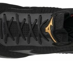 Mizuno Pro Dominant Knit Men’s Spikes – Black (320646) 9 Mizuno Pro Dominant Knit Men’s Spikes – Black (320646) -Baseball Fantastic Store products 320646 9090 4