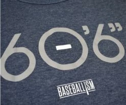 Baseballism 60 Feet 6 Inches Men’s T-Shirt -Baseball Fantastic Store products 60 6 2