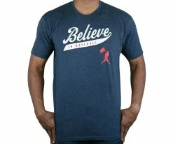 Baseballism – Believe In Baseball Navy T-Shirt (Men’s)