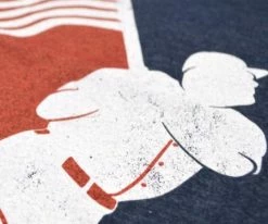 Baseballism Flag Man Navy T-Shirt (Men’s) -Baseball Fantastic Store products flag man 3