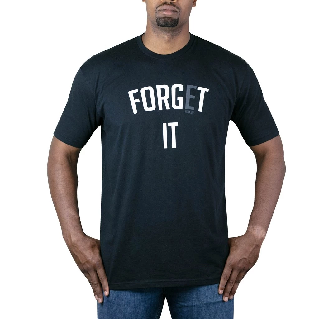 Baseballism – Forget The ‘E’ Black T-Shirt (Men’s) 3 Baseballism – Forget The ‘E’ Black T-Shirt (Men’s)