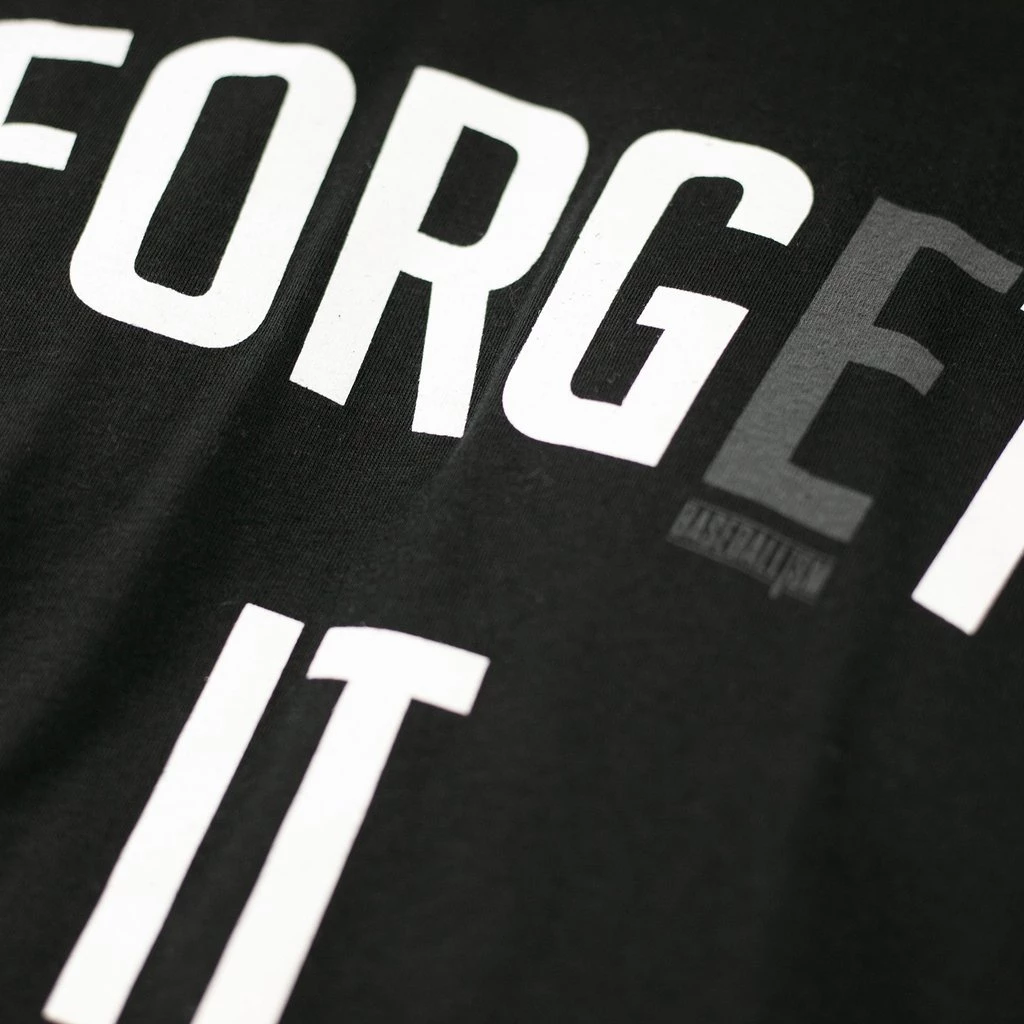 Baseballism – Forget The ‘E’ Black T-Shirt (Men’s) 4 Baseballism – Forget The ‘E’ Black T-Shirt (Men’s) - Image 2