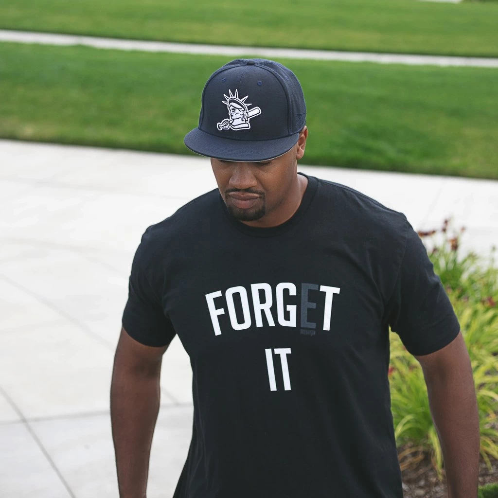 Baseballism – Forget The ‘E’ Black T-Shirt (Men’s) 6 Baseballism – Forget The ‘E’ Black T-Shirt (Men’s) - Image 4