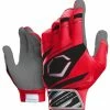 EvoShield Protective Batting Glove 2.0. – Adult – Speed Stripe Red/Black -Baseball Fantastic Store products gloves ss blk red