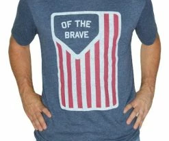 Baseballism Home Of The Brave T-Shirt (Men’s)