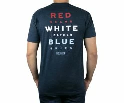 Baseballism – Home Team – Red, White And Blue T-Shirt (Men’s) -Baseball Fantastic Store products hometeam rwb 2